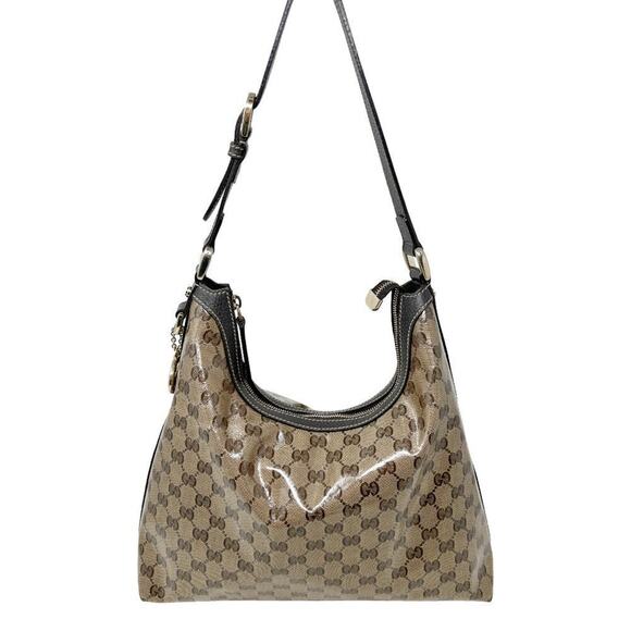 Gucci Crystal GG Monogram Hobo Shoulder Bag - Picture 8 of 9